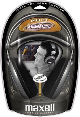 Produktbild Maxell Headphones with Volume Control, 60 Ohm, 3,5mm, 2,5m Cable, Grey (ANC, Kabelgebunden)