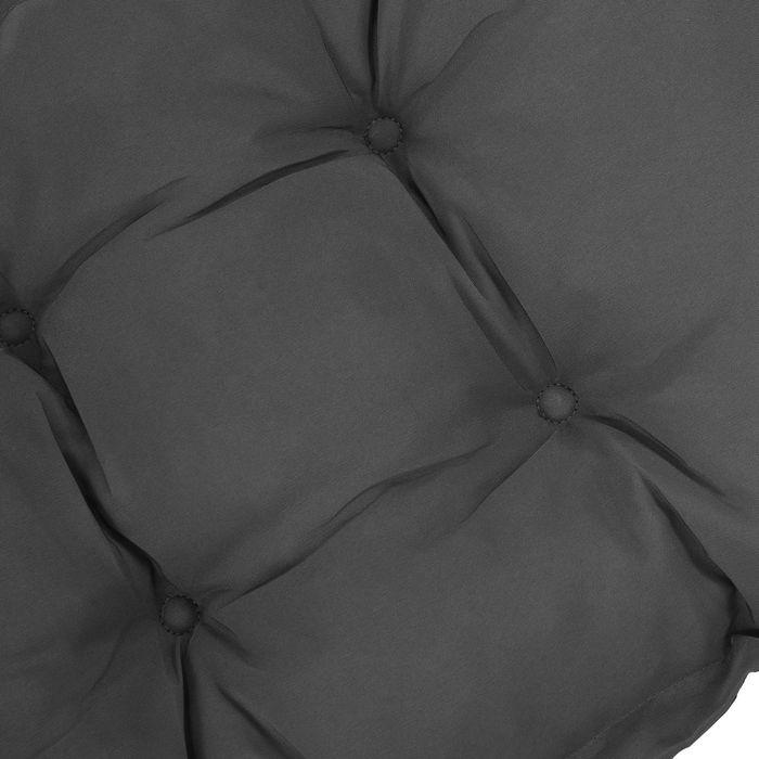 Produktbild Swisshandel24 Sitzkissen 100x40 cm 10cm dick waschbar Dunkelgrau