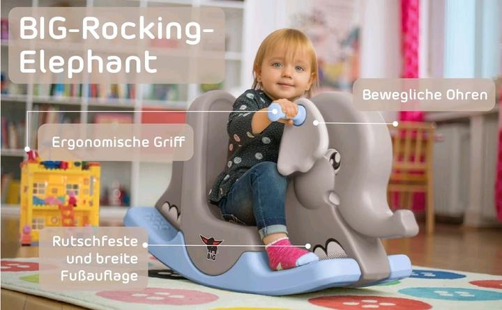 Actual product image BIG Rocking elephant