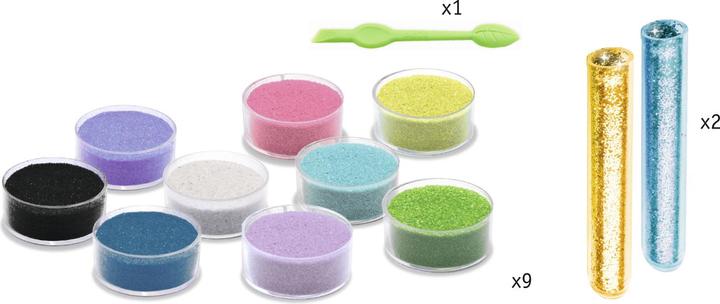 Image du produit Djeco Tableaux de sable Oiseaux colorés