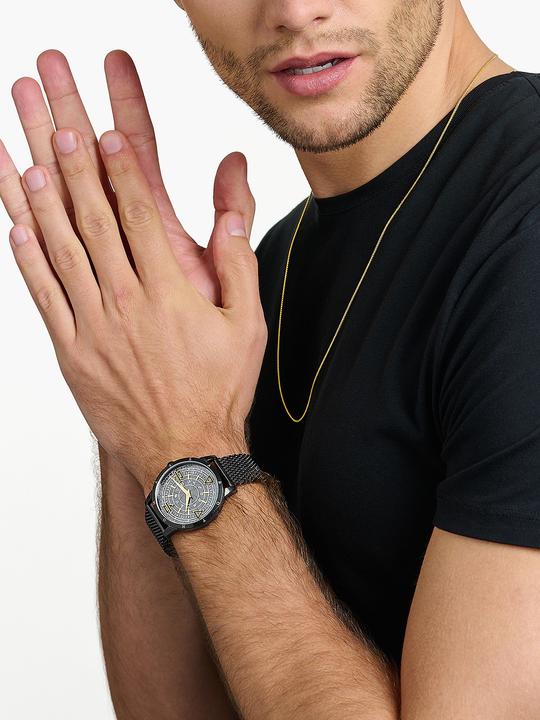 Immagine prodotto Thomas Sabo Elementi di natura nera (Orologio da polso analogico, 42 mm)