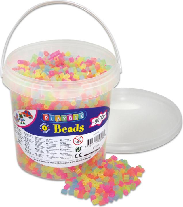 Actual product image Playbox Midi-Bügelperlen im Eimer