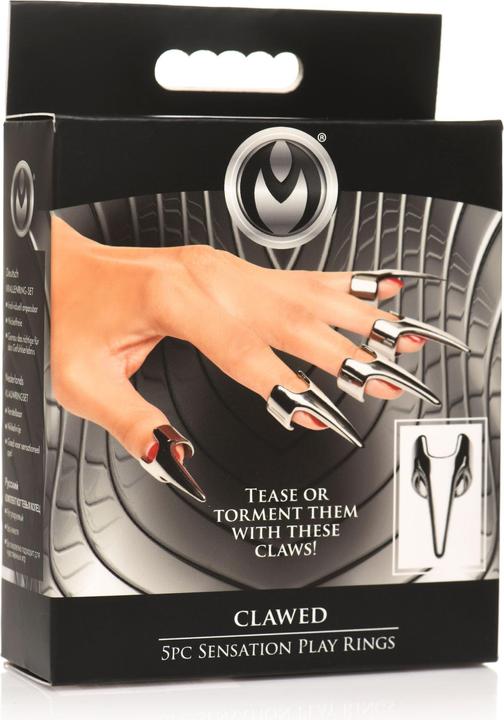 Produktbild Master Series Clawed - Sensation Play Rings - 5 Pieces (2 cm)