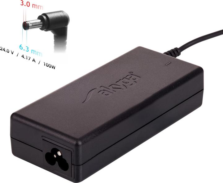 Produktbild Akyga Netzteil 24V / 4.17A 100W 6.3 x 3 mm (100 W)