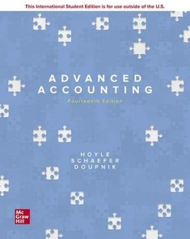 Produktbild ISE Advanced Accounting (Englisch, Timothy Doupnik, Thomas Schäfer, Joe Ben Hoyle)