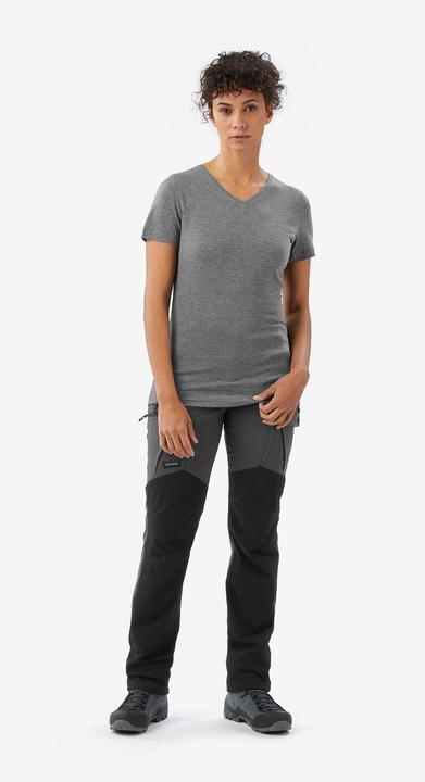 Immagine prodotto Forclaz Merinoshirt Damen kurzarm Lyocell - Merino Fresh grau (L)