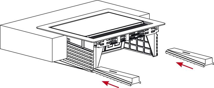 Actual product image Evoline Flip Top Push S multiple socket outlet 3x Schuko sockets, black (3 x, CEE 7/3, 3 m)