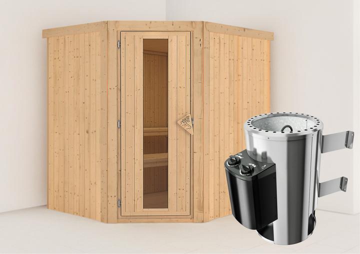 Produktbild Karibu Lilja ohne Dachkranz (Plug & Play 3,6 KW interne Steuerung)