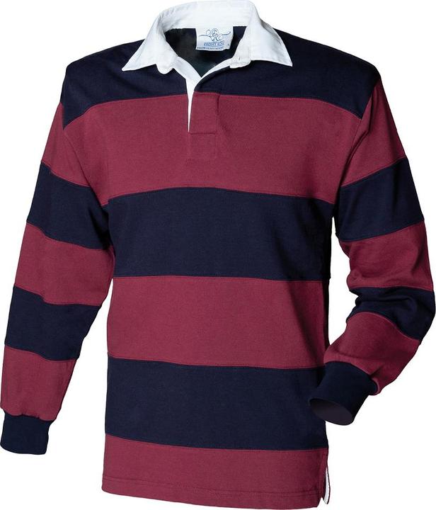 Front Row Poloshirt Genäht Rugby
