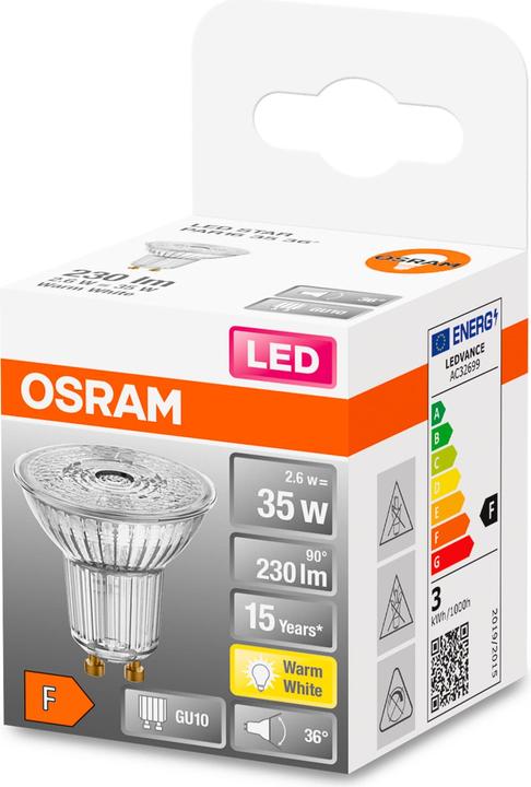 Actual product image Osram Star PAR16 (GU10, 2.60 W, 230 lm, 1 x, F)