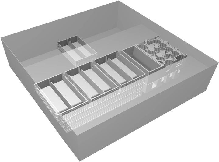 Actual product image Feldherr QUAK-3D - Organiser for The Quacksalvers of Quedlinburg + The Herbal Witches - Basic Game Box
