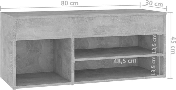 Actual product image VidaXL Dennis (80 x 30 x 45 cm)