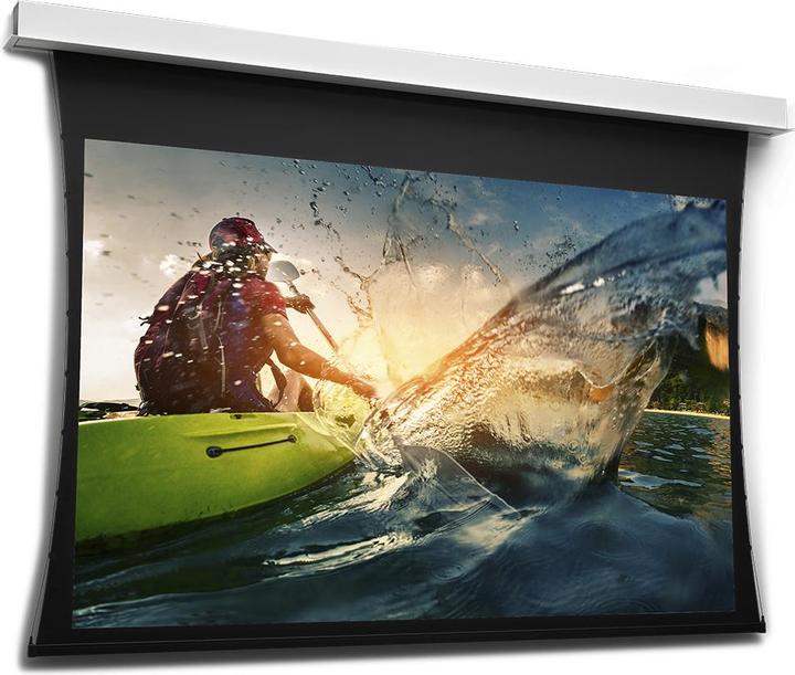 Actual product image Projecta Tensioned DescenderPro - screen - ceiling mount - motorized - 230 V - 318 cm (122", 16:9)