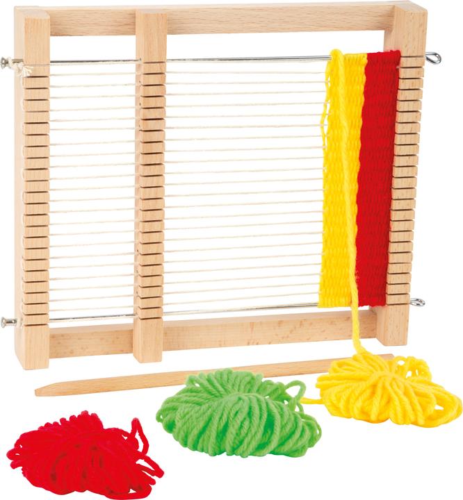 Actual product image small foot Mira weaving frame