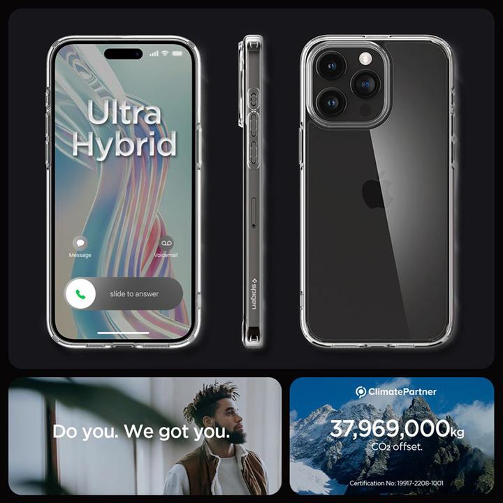 Produktbild Spigen Ultra Hybrid iPhone 15 Pro Max 6,7" crystal clear (Apple iPhone 15 Pro Max)