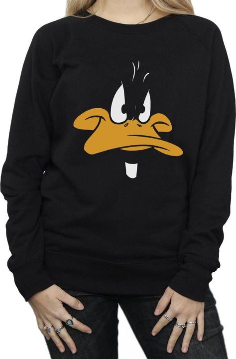 Produktbild Looney Tunes Womens/Ladies Daffy Duck Face Sweatshirt (XL)