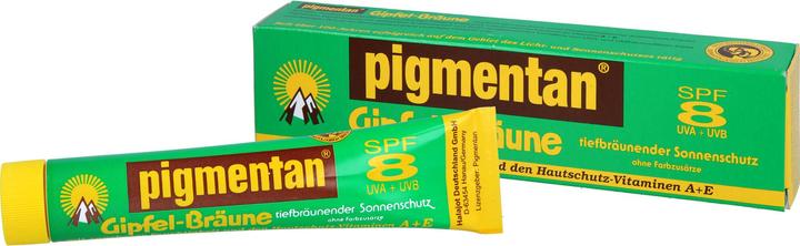 Produktbild Pigmentan Gipfel-Bräune SPF 8 Sonnenschutzcreme, 50 ml Creme (Sonnencreme, Bis SPF 10, 50 ml)