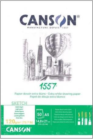 Image du produit Canson 1557 (A5, Blanc, Non contraignant)