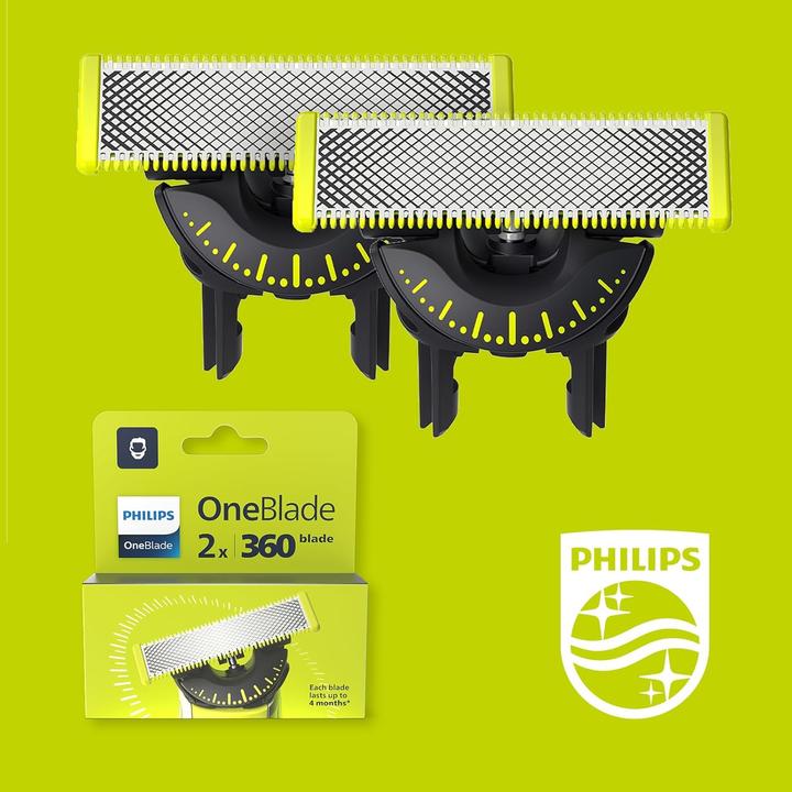 Actual product image Philips Norelco OneBlade OneBlade QP420/60 Replacement blade 360 (2 x)