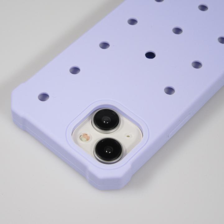 Produktbild PhoneLook Hülle Dicke Silikonhülle mit Löcher für Aufsteck-Sticker Hellblau (Apple iPhone 14)