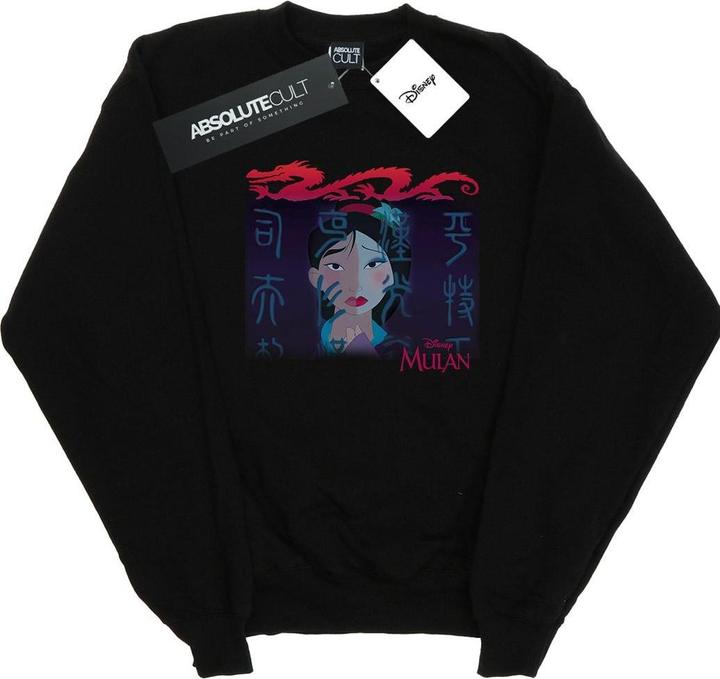 Actual product image Disney Boys Mulan Geisha Face Sweatshirt (152, 158)