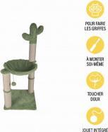 Image du produit Lola Toys arbre a chat cactus avec jouet et hamac polyester/