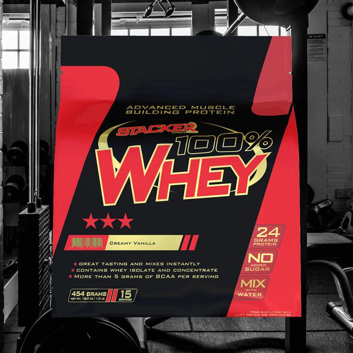 Actual product image Stackers 100% Whey (Creamy Vanilla, 1 pcs., 454.45 g)