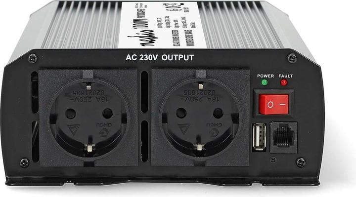 Produktbild Nedis Power Inverter änderte Sinus-Wellen - Eingangsspannung: 24 V DC - Geräteausgangsanschluss: Typ