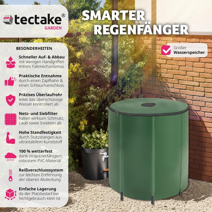 Image du produit tectake Réservoir d'eau de pluie (500 l)