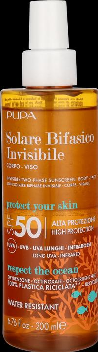 Pupa Milano Solaire Bi-Phase SPF50 (Sonnenspray, SPF 50, 200 ml)