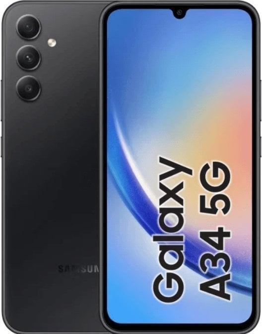 Image du produit Samsung Galaxy A34 5G (128 Go, Awesome Graphite, 6.60", Double SIM, 48 Mpx, 5G)