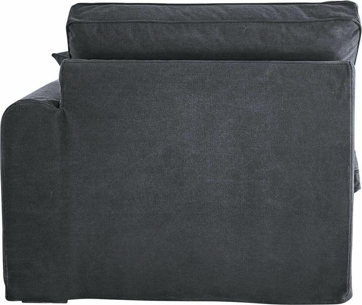 Image du produit Loberon Chaise longue Seaford gris foncé (1 place)