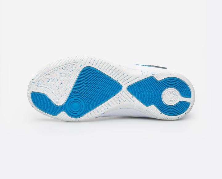Immagine prodotto Kipsta Scarpe da calcio indoor per bambini - Eskudo 500 beige/blu (30)
