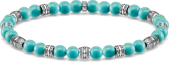 Immagine prodotto Thomas Sabo Bracciale talismano turchese (15.50 cm, Annerito, Argento 925)