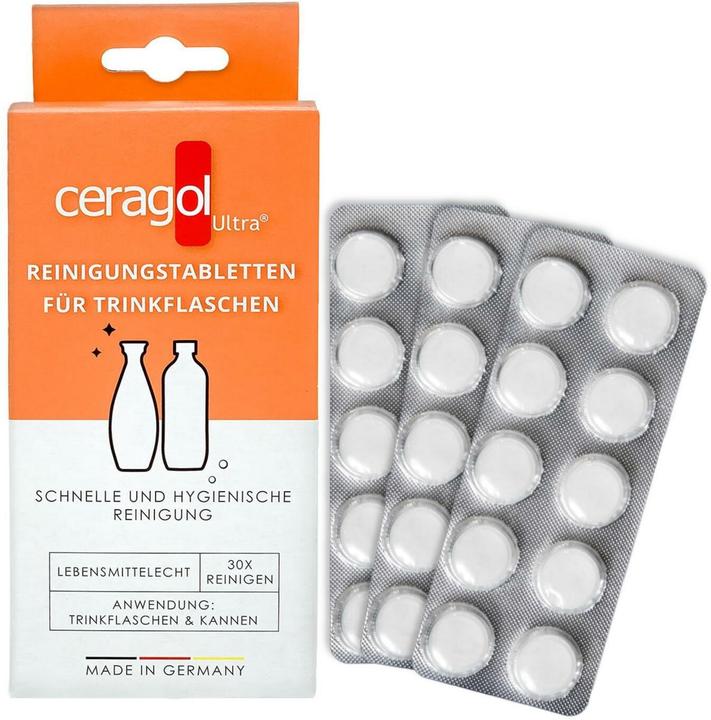 Actual product image Ceragol ultra Drinking Bottle Cleaner Cleaning Tablets