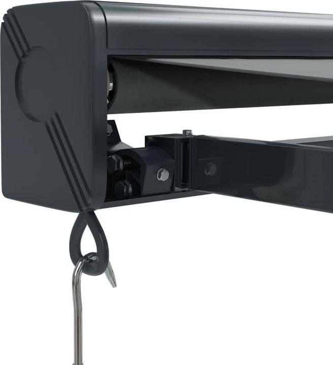 Actual product image VidaXL Articulated arm awning anthracite 3x2.5 m fabric and aluminium (3 m)
