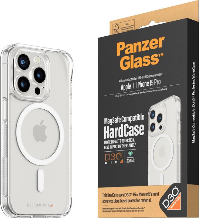 Actual product image PanzerGlass HardCase MagSafe (Apple iPhone 15 Pro)