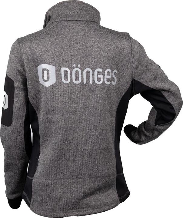 Immagine prodotto Dönges Giacca in maglia "Marieke" antracite, GR.XXL, 3 x logo (XXL)