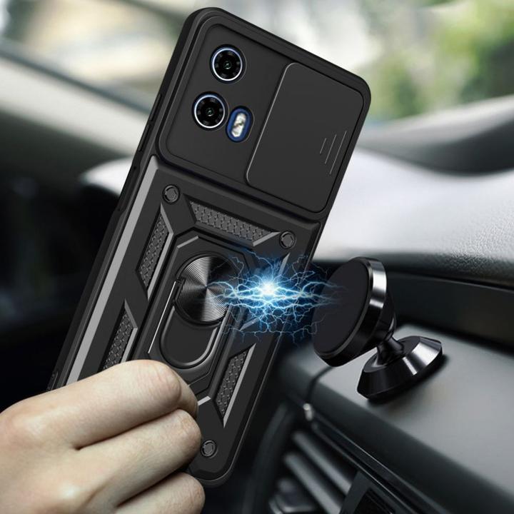 Image du produit Tech-Protect CamShield Pro Case pour Motorola Moto G24 / G24 Power / G04 - Noir (Motorola Moto G04, Motorola Moto G24, Motorola Moto G24 Power)