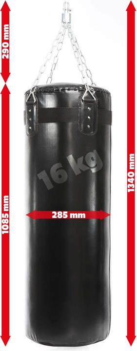 Produktbild Wiltec LUXTRI Boxsack 105 cm 16 kg gefüllt Box Sack Füllung Boxsäcke Zuhause hängend (105 cm, 16 kg)
