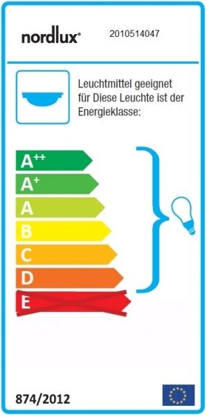 Energy Label Nordlux Alton, floor lamp, Smoke (E27)