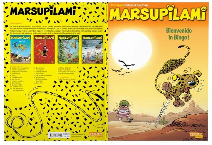 Actual product image Marsupilami 22: Bienvenido in Bingo! (German, André Franquin, Stephan Colman, 2021)