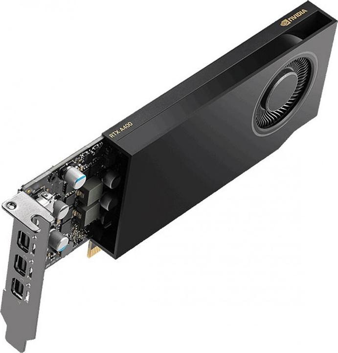 Actual product image PNY RTX A400 graphics card, graphics category: Professional/CAD (4 GB)