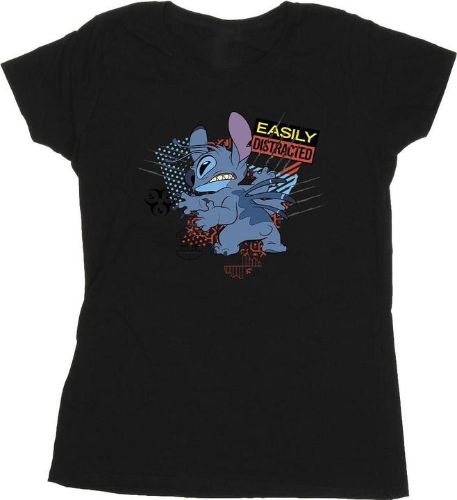 Produktbild Disney Lilo And Stitch Easily Distracted TShirt (S)