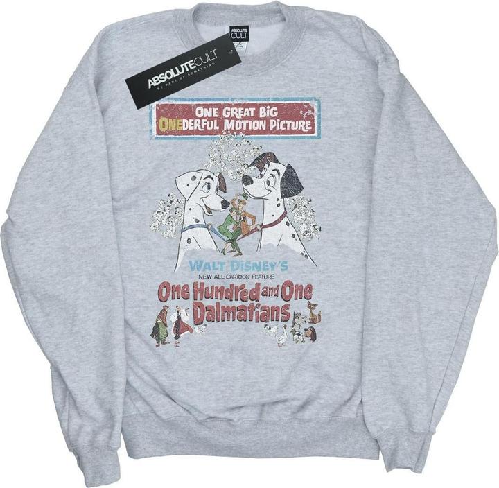 Immagine prodotto Disney 101 Dalmatians Retro Poster Felpa Ragazze (152, 158)