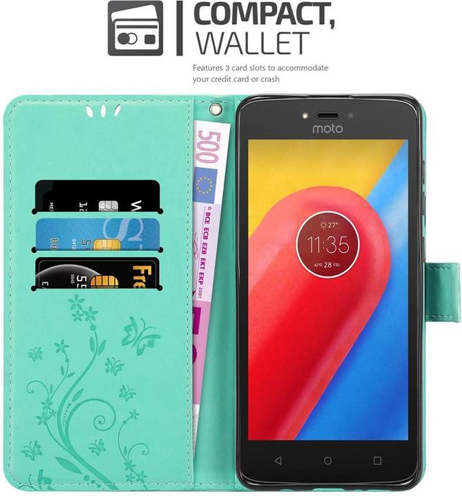Image du produit Cadorabo Couverture du livre de fleurs (Motorola Moto C)