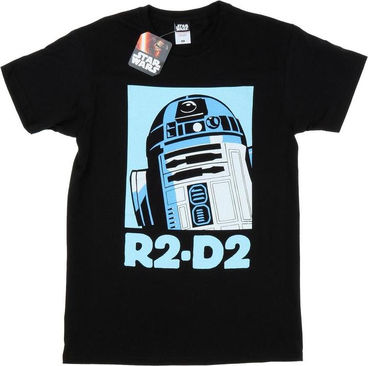 Actual product image Star Wars Mens R2-D2 Poster T-Shirt (XXL)