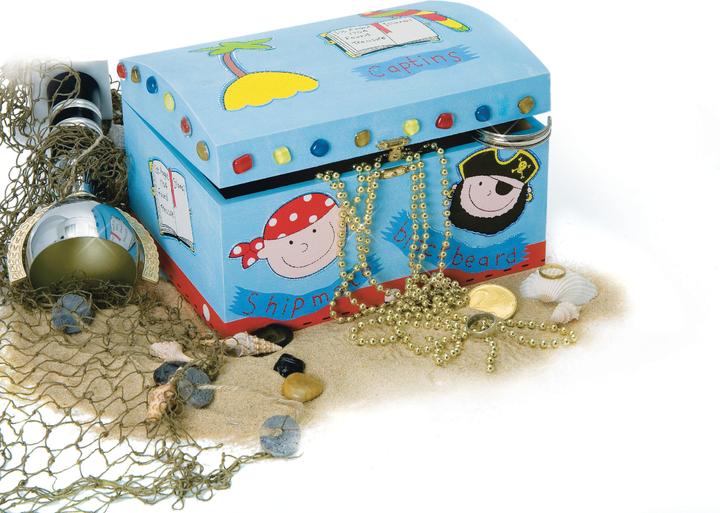 Image du produit VBS Coffre en bois, lot de 3, env. 26 x 19 x 16 cm, 22,5 x 16 x 12 cm, 20 x 12,5 x 8 cm