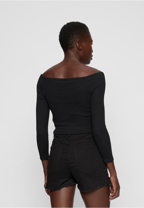 Immagine prodotto Urban Classics Donna Off Shoulder Rib Longsleeve - 16497 (XXL)