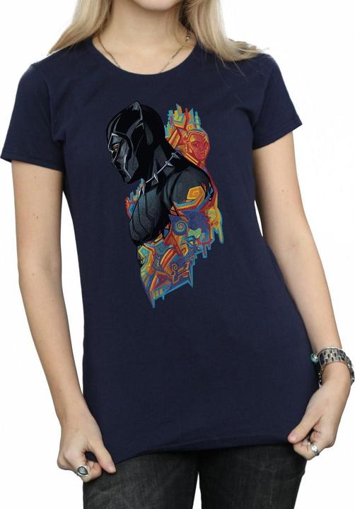 Produktbild Schwarzer Panther Profil TShirt aus Baumwolle (XXL)